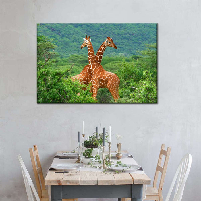 Giraffe Love Wall Art