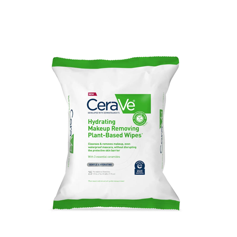 CeraVe CeraVe Hydrating Makeup Removing Wipes (25 Count) Skin Care