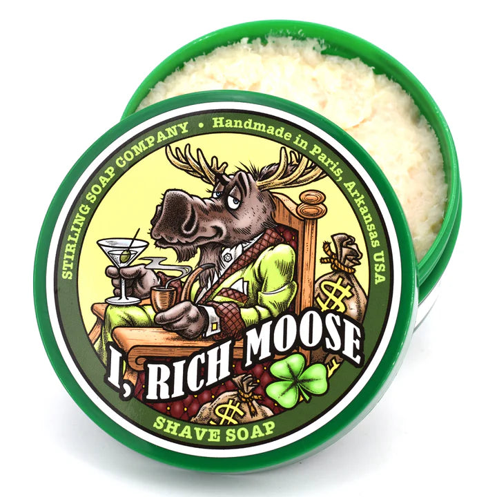 Stirling Soap Co Stirling Soap Co. I, Rich Moose Shaving Collection Shaving Set