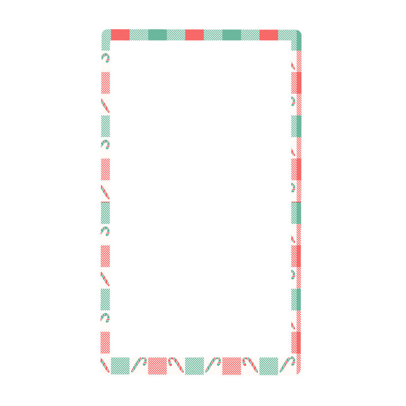 Peelz Peppermint Plaid Sticker for the Beta Bionics iLet – Pump Peelz Peelz/Stickers