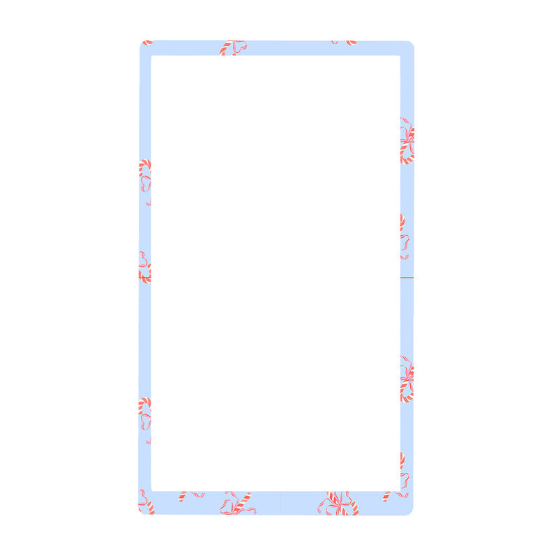 Peelz Candy Cane Lane Sticker for the Beta Bionics iLet – Pump Peelz Peelz/Stickers