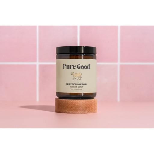 Pure Good LLC Almond + Vanilla Tallow Balm Whipped Tallow Balm