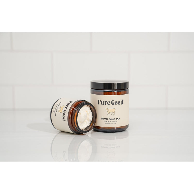 Pure Good LLC Almond + Vanilla Tallow Balm Whipped Tallow Balm