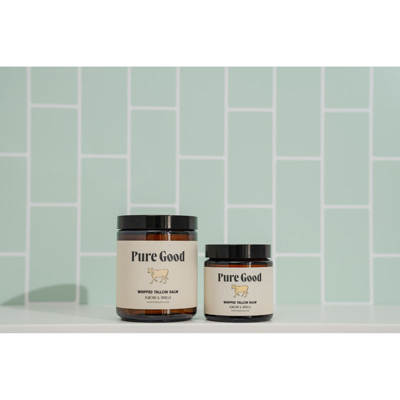Pure Good LLC Almond + Vanilla Tallow Balm Whipped Tallow Balm