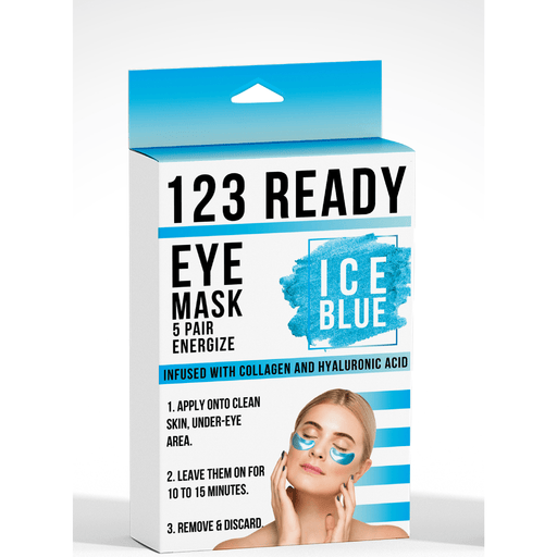 ZAQ Skin & Body - 123 Ready Ice Blue Energize Gel Eye Patches