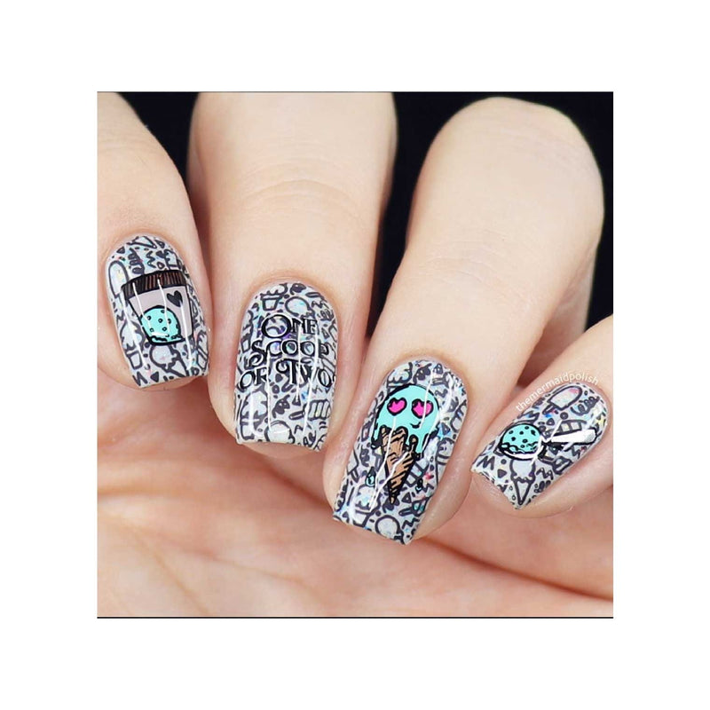 UberChic Beauty We All Scream For Ice Cream Stamping Plate