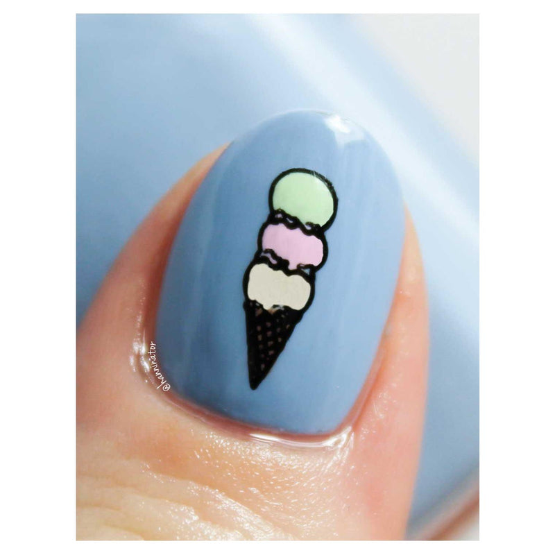 UberChic Beauty We All Scream For Ice Cream Stamping Plate