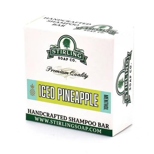 Stirling Soap Co. Stirling Soap Co. Iced Pineapple Menthol Shampoo Bar 3.8 Oz Shampoo White Smoke