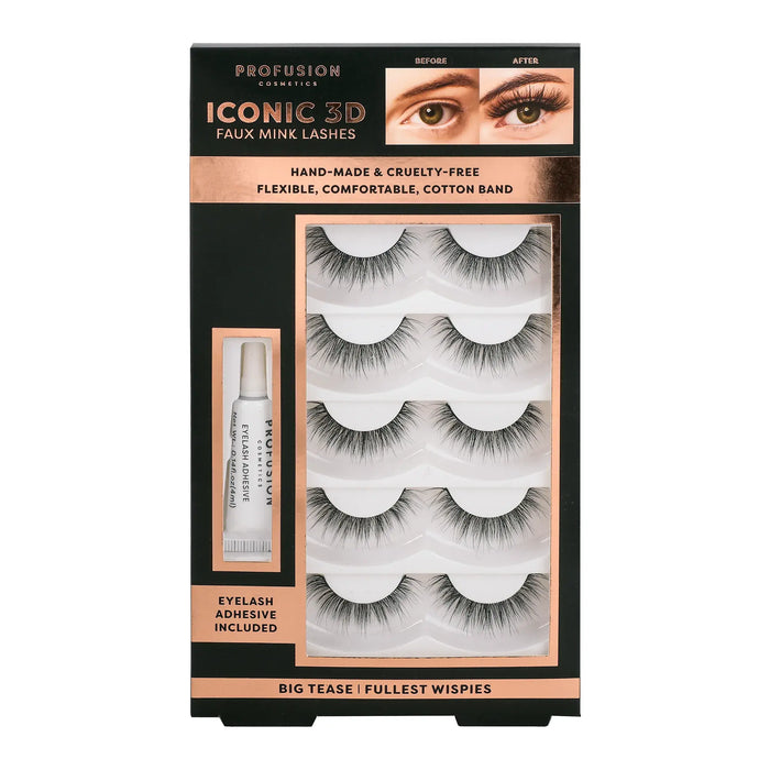 Profusion Cosmetics - Iconic 3D Faux Mink Lashes - 1oz