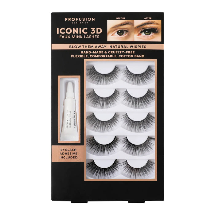 Profusion Cosmetics - Iconic 3D Faux Mink Lashes - 1oz