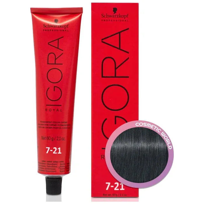 Schwarzkopf Schwarzkopf Igora Royal Hair Color  7-21  2.1oz Hair Color