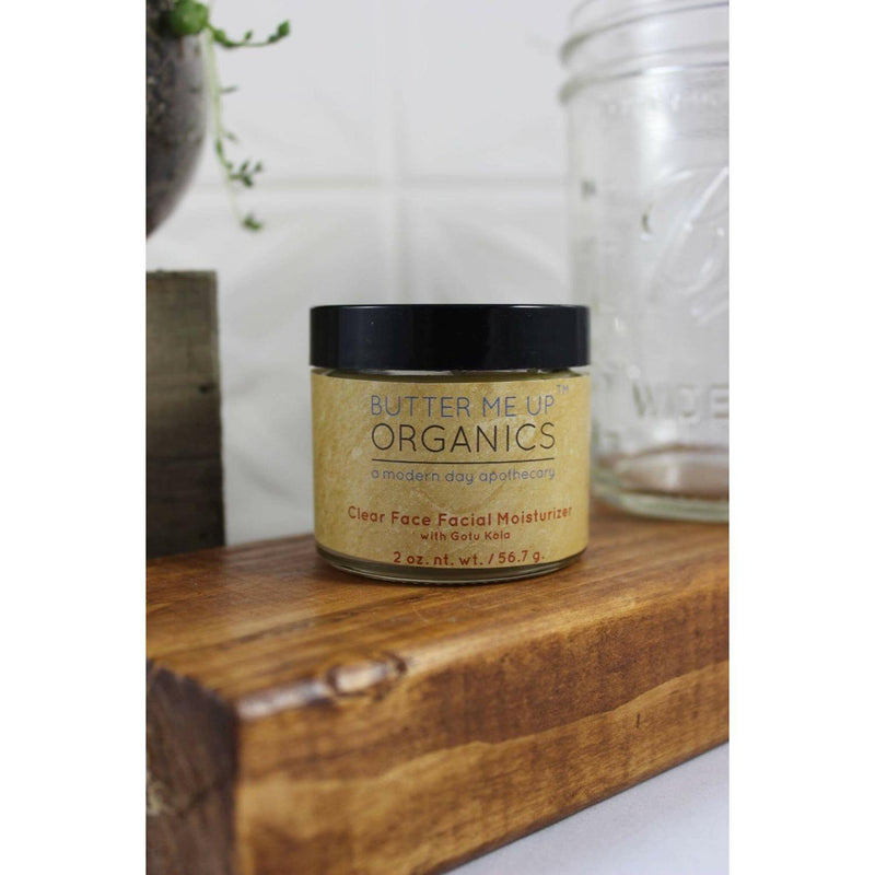 Butter Me Up Organics Clear Face Moisturizer / Face Cream Facial Moisturizer Organic Face