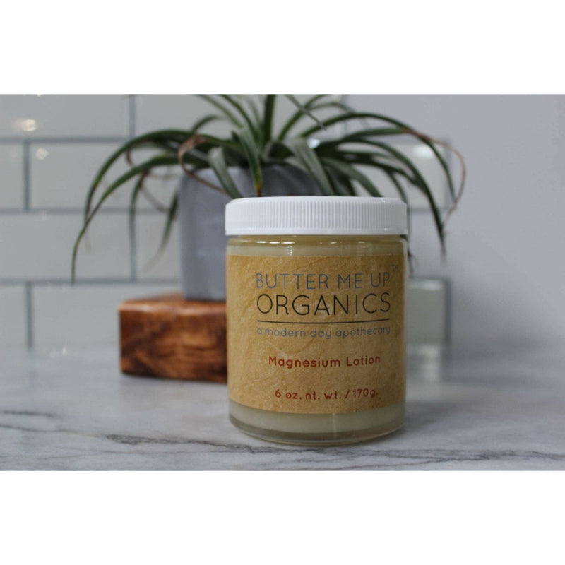 Butter Me Up Organics Organic Magnesium Lotion / Magnesium / Magnesium Cream / Magnesium Butter / Magnesium Body Butter / Magnesium Chloride / Magnesium Rub Balm Body