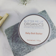 Butter Me Up Organics Baby Butt Butter / Organic Diaper Cream / Cloth Diapers Safe Baby