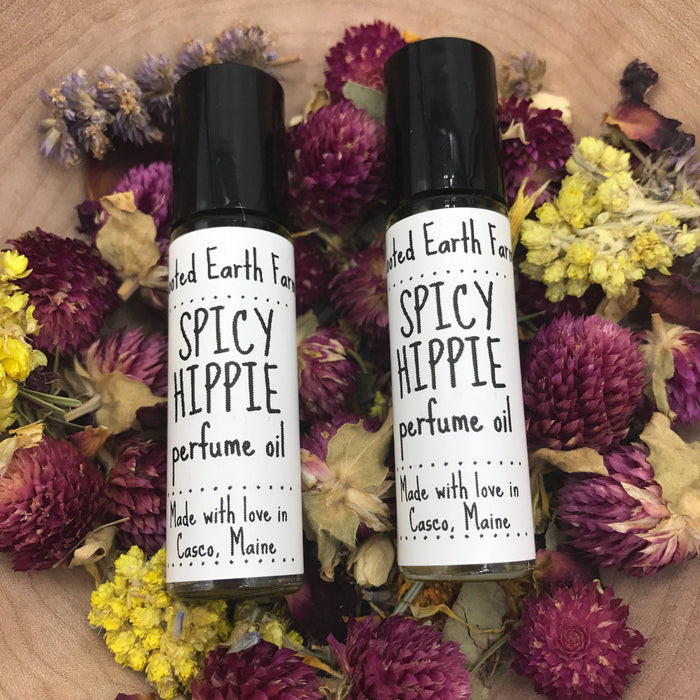 Rooted Earth Farm + Apothecary - Spicy Hippie Perfume Oil 0.7oz