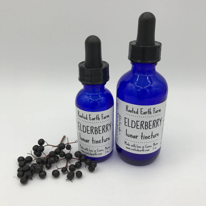 Rooted Earth Farm + Apothecary - Elderberry Tincture 1oz - 2oz. 