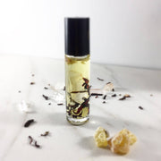 Butter Me Up Organics Essential Oil Blend with Crystals Frankincense and Palo Santo / Spirit Oil / Magic Oil Blend / Organic Meditation Blend / Spiritual Oil Body