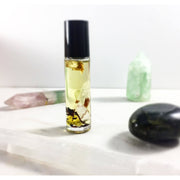 Butter Me Up Organics Essential Oil Blend with Crystals Frankincense and Palo Santo / Spirit Oil / Magic Oil Blend / Organic Meditation Blend / Spiritual Oil Body
