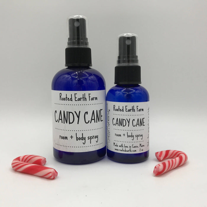 Rooted Earth Farm + Apothecary - Candy Cane Room Spray 2oz - 4oz