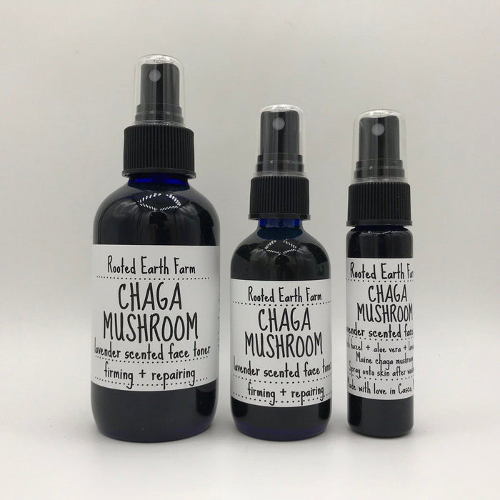 Rooted Earth Farm + Apothecary - Chaga Face Toner 1oz - 4oz.