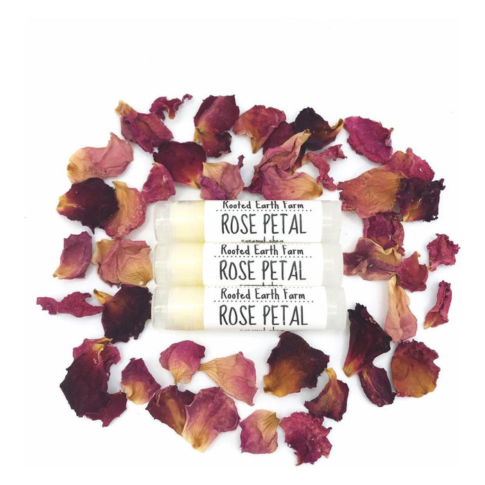 Rooted Earth Farm + Apothecary - Rose Petal Lip Balm 0.15oz