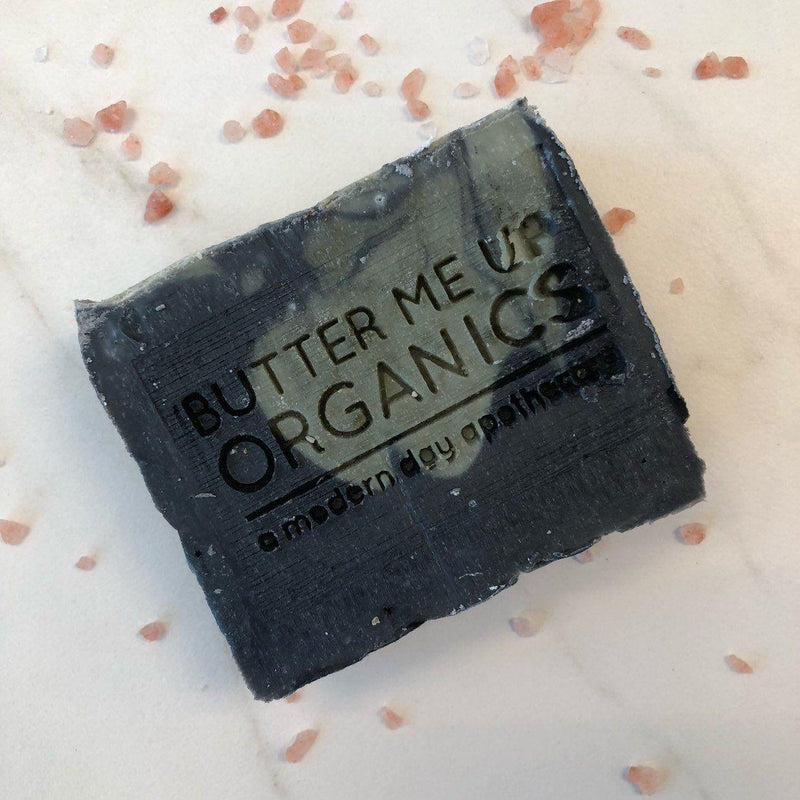 Butter Me Up Organics Organic Lemongrass Mint with Activated Charcoal and French Green Clay / VEGAN SOAP / PALM FREE Soap