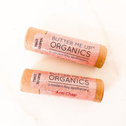Butter Me Up Organics Organic Anti-Chap Lip Balm / Chapped Lips / Organic Lip Moisturizer / PAPERBOARD Tube Face