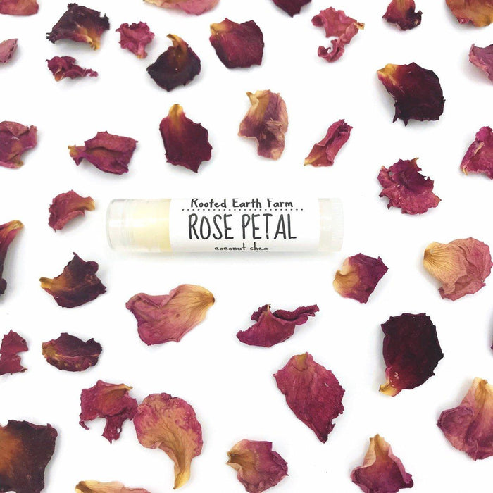 Rooted Earth Farm + Apothecary - Rose Petal Lip Balm 0.15oz