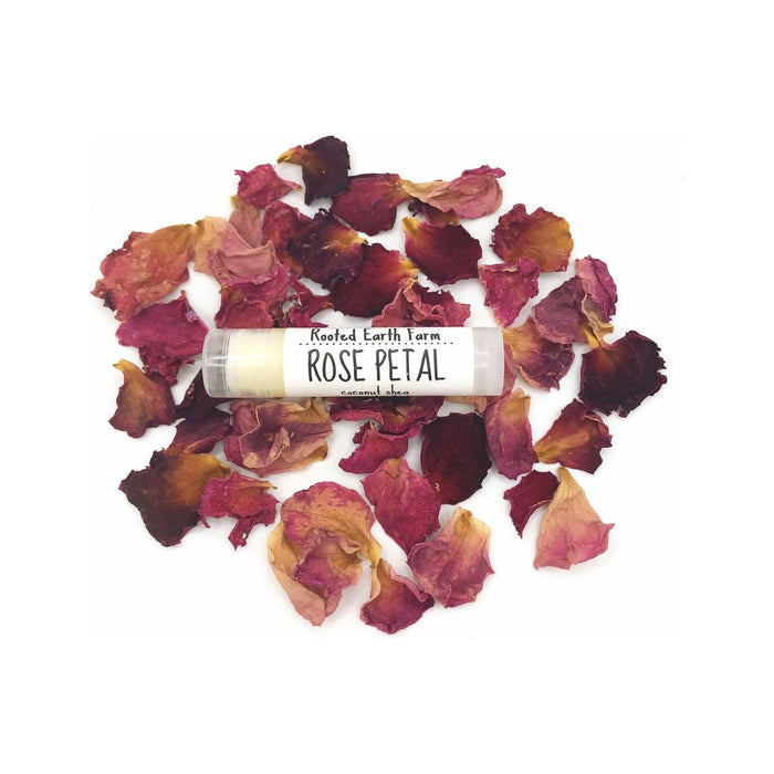 Rooted Earth Farm + Apothecary - Rose Petal Lip Balm 0.15oz