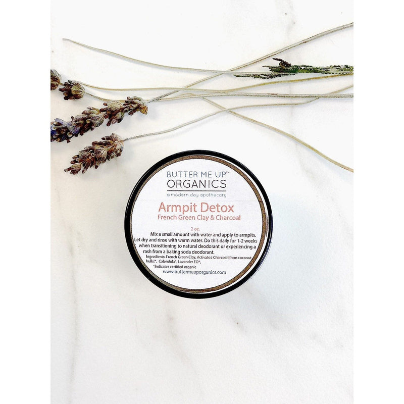 Butter Me Up Organics Arm Pit Detox / Armpit Detox / Arm Pitt Detox / Natural Deodorant Transition Body