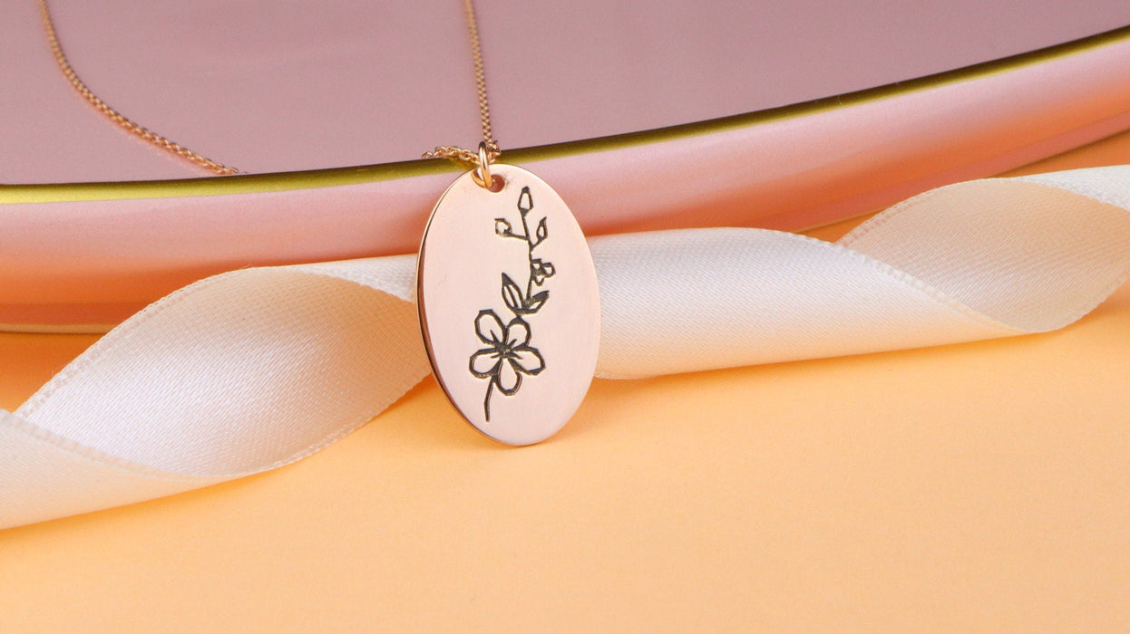 Birth Flower Necklace