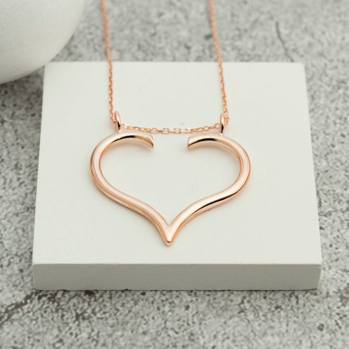 Heart Ring Holder Necklace