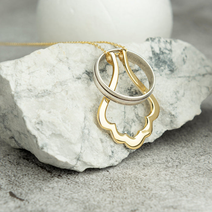 Dainty Ring Necklace Holder