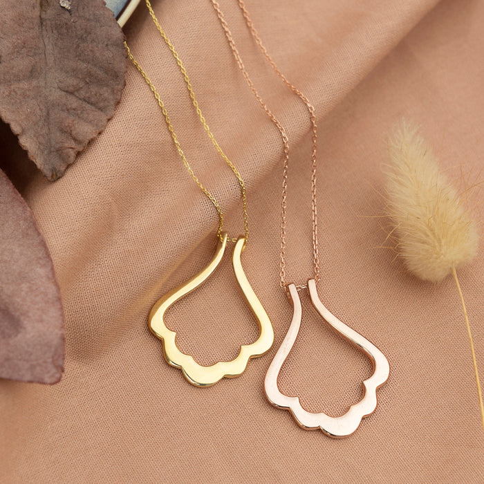 Dainty Ring Necklace Holder