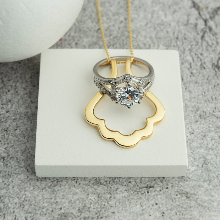 Dainty Ring Necklace Holder