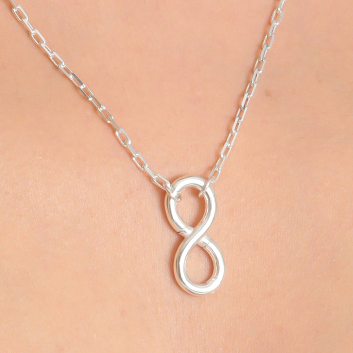 Infinity Ring Holder Necklace Opened-Closed All Ring Size For Ring Holder Pendant