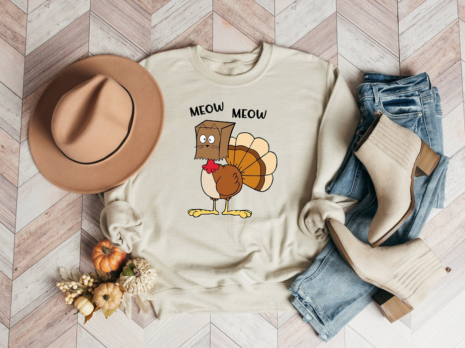 Meow Meow Turkey shirt 100% Cotton T-shirt High Quality