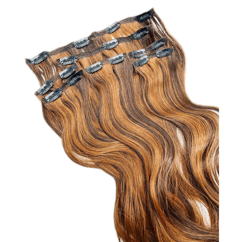 VIP Extensions Illusions Collection Flamingo Clip Clip On (7 pieces) Hair Extension