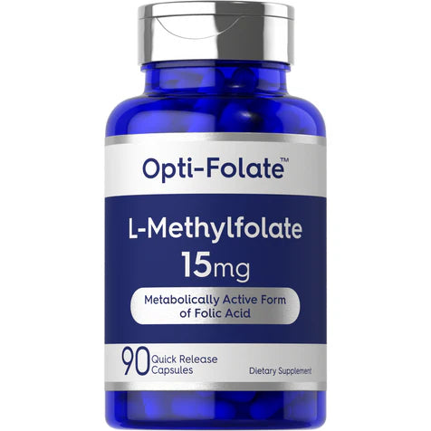 Opti-Folate L-Methylfolate 15 mg Dietary Supplement, 90 Capsules Vitamins & Supplements