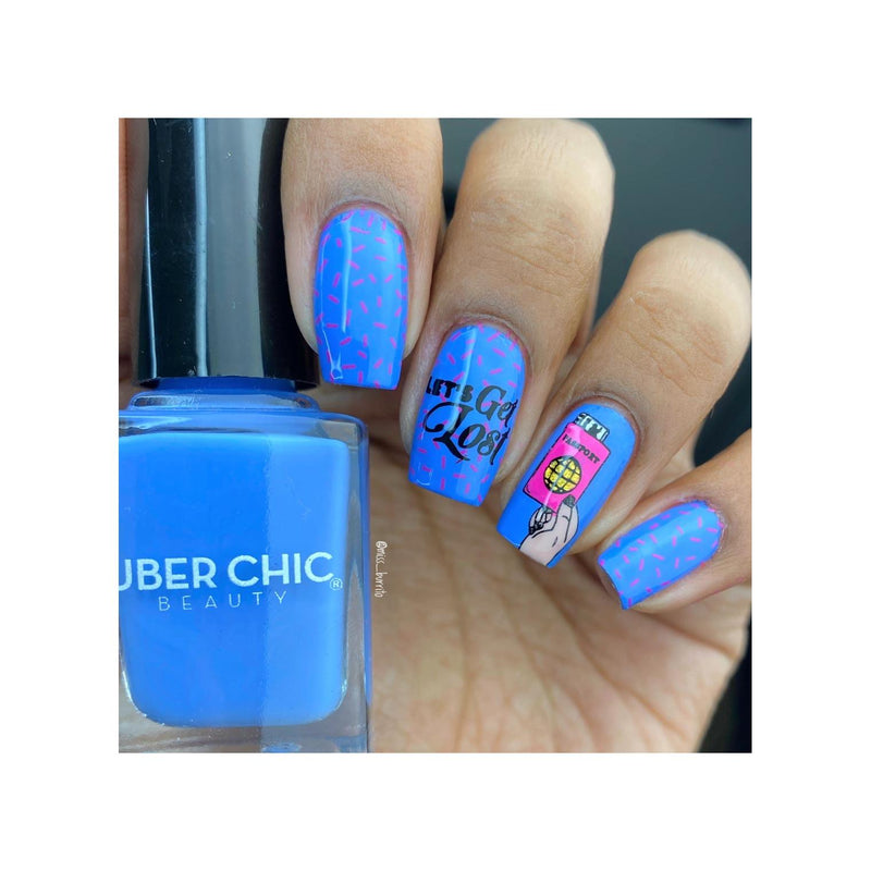 UberChic Beauty Let's Get Lost Stamping Plate