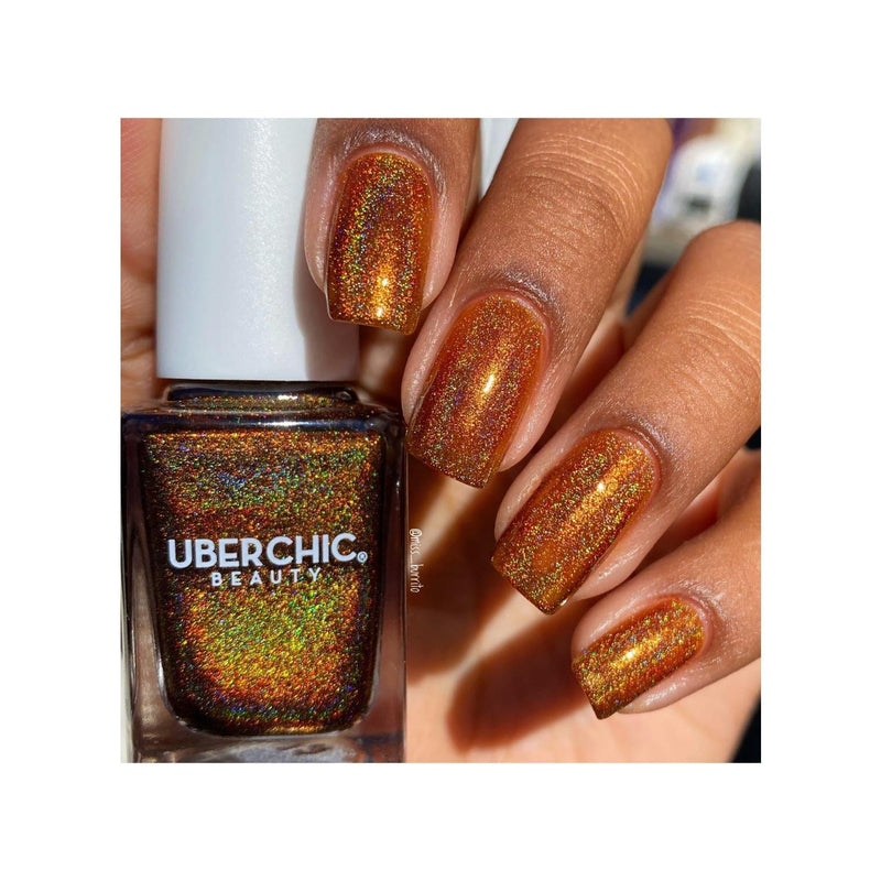 UberChic Beauty Who Spiked The Cocoa? - Holographic Polish Regular Polish