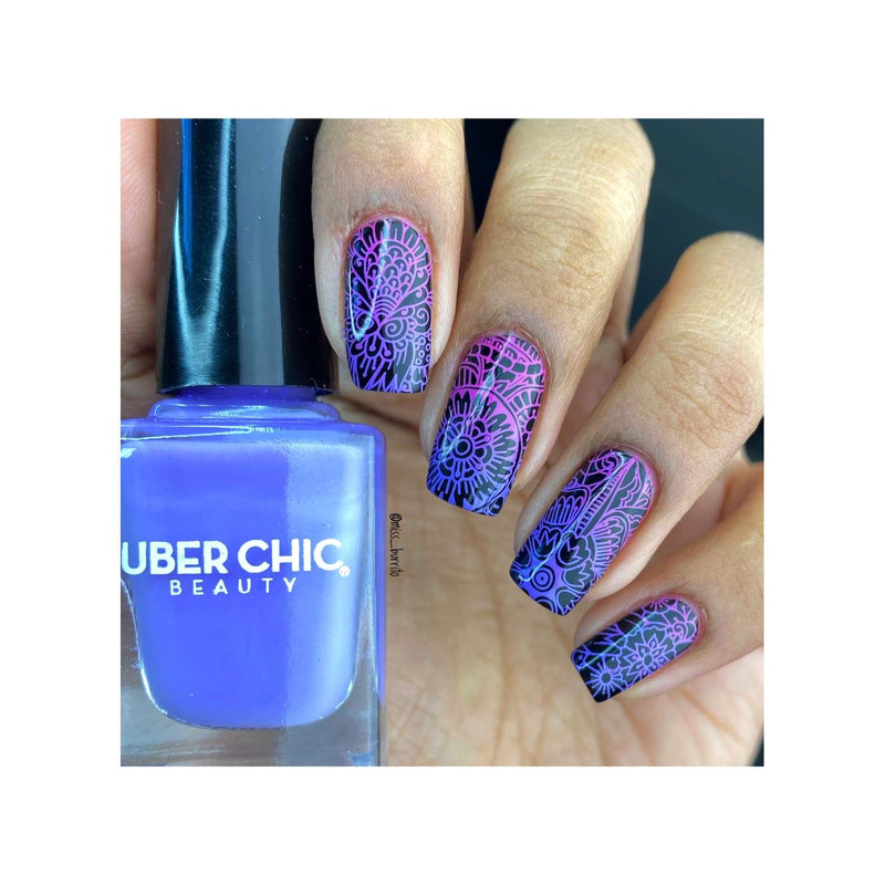 UberChic Beauty Whimsical By Nature-02 Stamping Plate