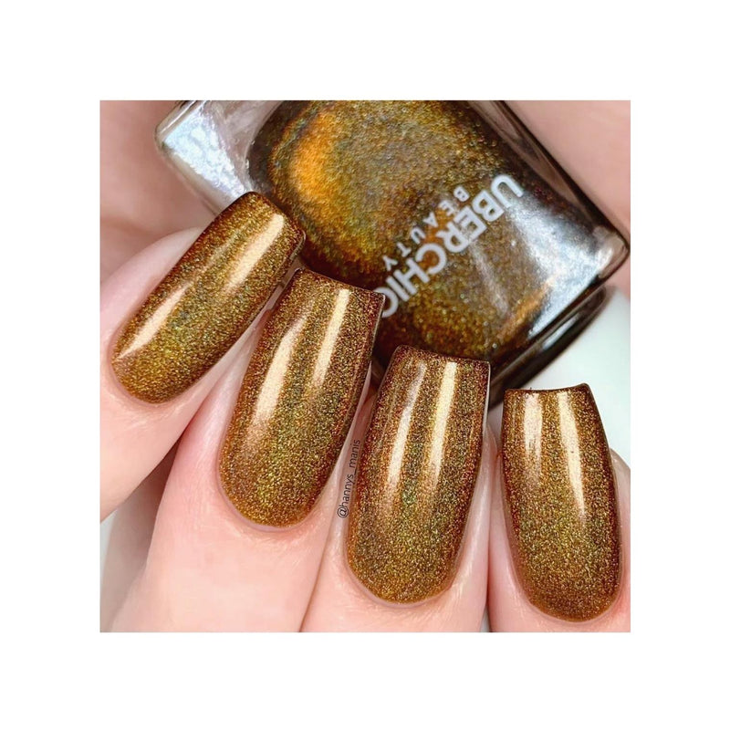 UberChic Beauty Who Spiked The Cocoa? - Holographic Polish Regular Polish