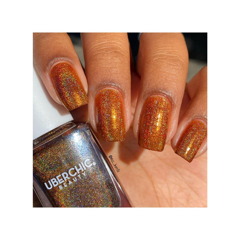 UberChic Beauty Who Spiked The Cocoa? - Holographic Polish Regular Polish