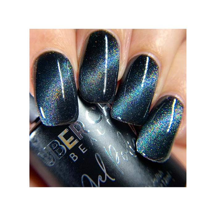 Uberchic Beauty Sapphire Moon  Holo Cats Eye Gel Polish