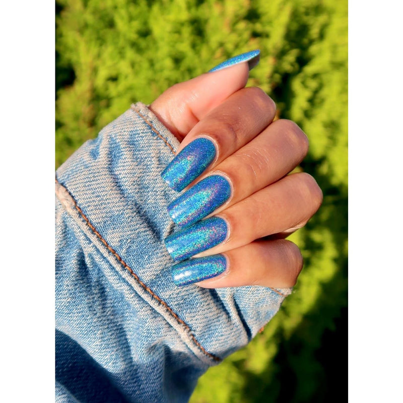 UberChic Beauty Teal We Meet Again - Holographic Polish Regular Polish