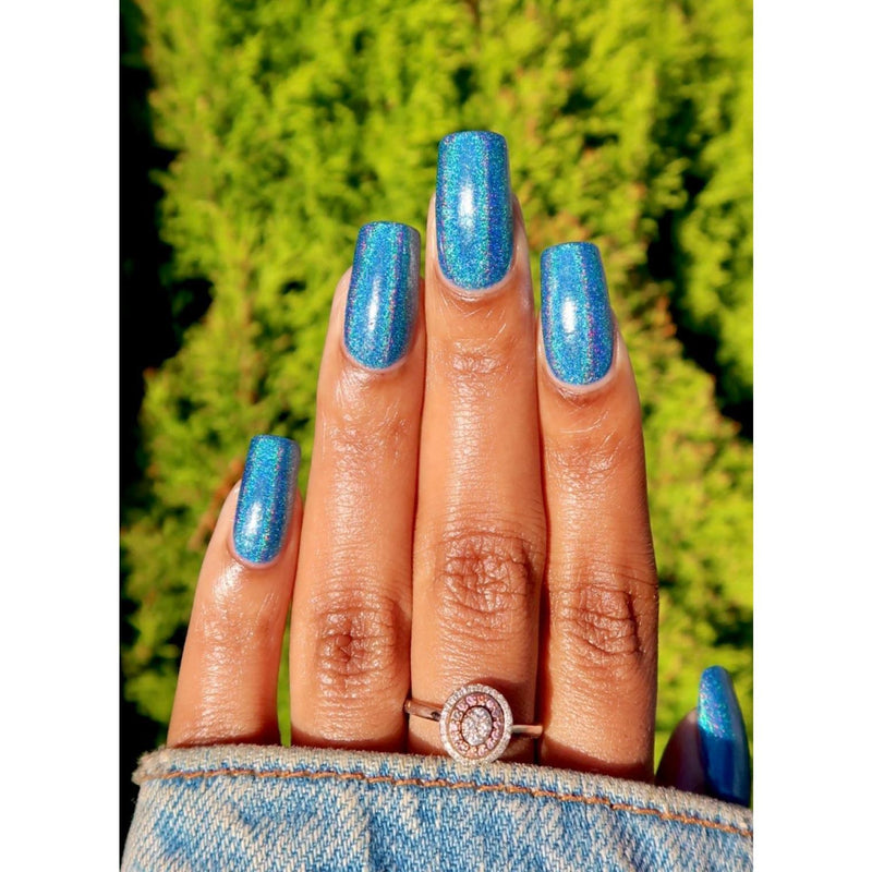 UberChic Beauty Teal We Meet Again - Holographic Polish Regular Polish