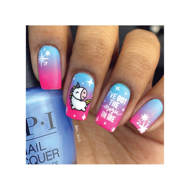 UberChic Beauty Unicorn Love-02 Stamping Plate