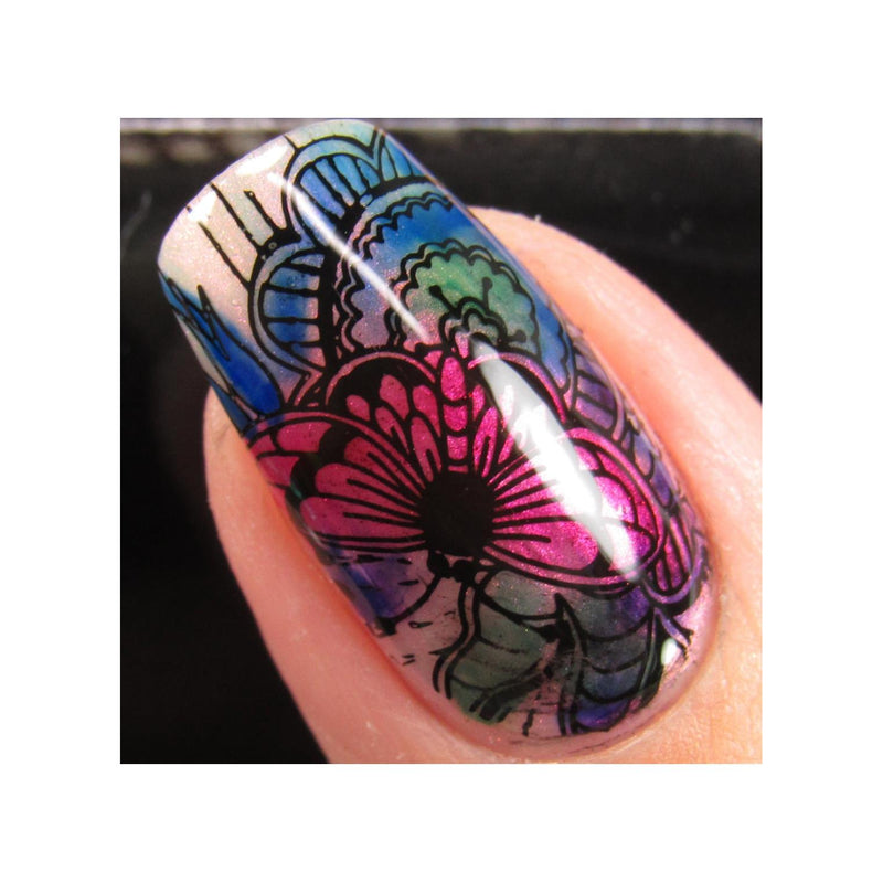 UberChic Beauty Whimsical By Nature-01 Stamping Plate