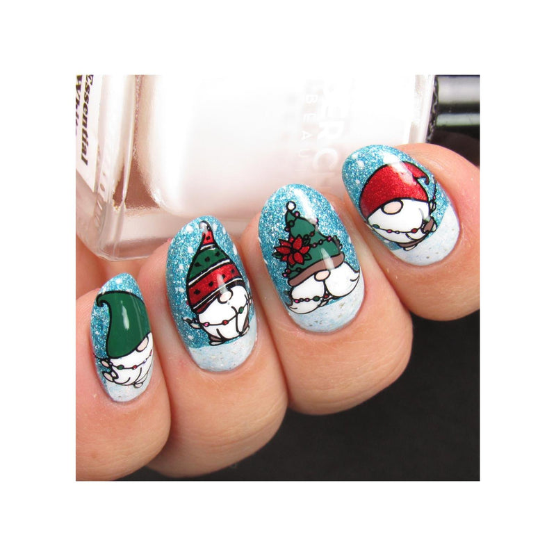 UberChic Beauty Gnome For The Holidays Stamping Plate